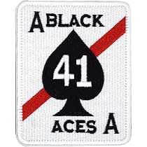 Amazon.co.jp: USN VFA-41 BLACK ACES ブラックエイセス パッチ 刺繍